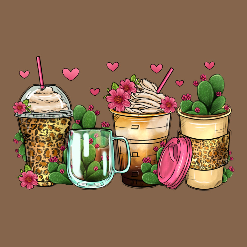 Cactus Coffee Cups Premium Tee by Zillion Design Studio | Teevron