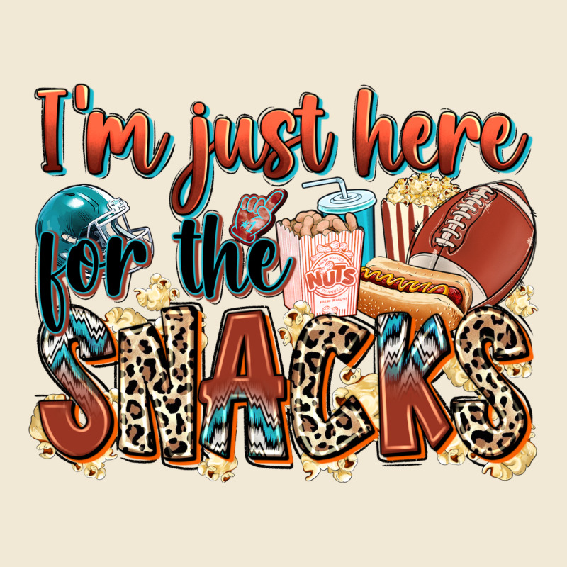 I'm Just Here For The Snacks American Football Ladies Tee by Zillion Design Studio | Teevron