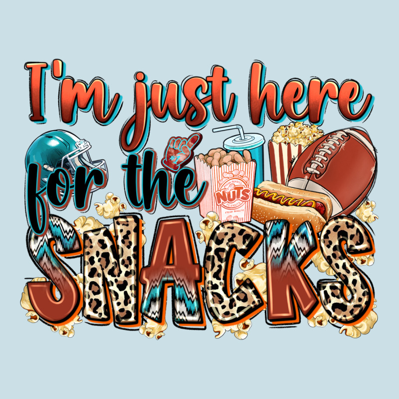 I'm Just Here For The Snacks American Football Ladies Tee by Zillion Design Studio | Teevron