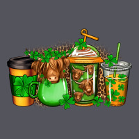 Longhaired Cow St Patricks Coffee Vintage Hoodie | Teevron