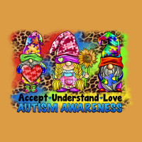 Accept Understand Love Autism Awareness Western Background Urban Heavy Tee | Teevron