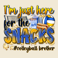 I'm Just Here For The Snacks #volleyball Brother Ladies Tee | Teevron