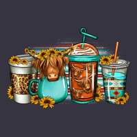 Longhaired Cow Coffee Cups Vintage Hoodie | Teevron