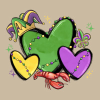 Mardi Gras Hearts Long Sleeve Tee | Teevron