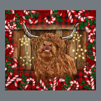 Christmas Highland Cow With Candy Canes Heavyweight Sweatshirt | Teevron