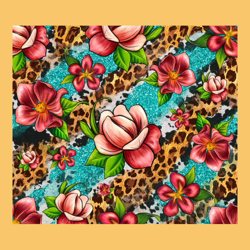 Tropical Flowers Vintage Hoodie by Artiststas | Teevron