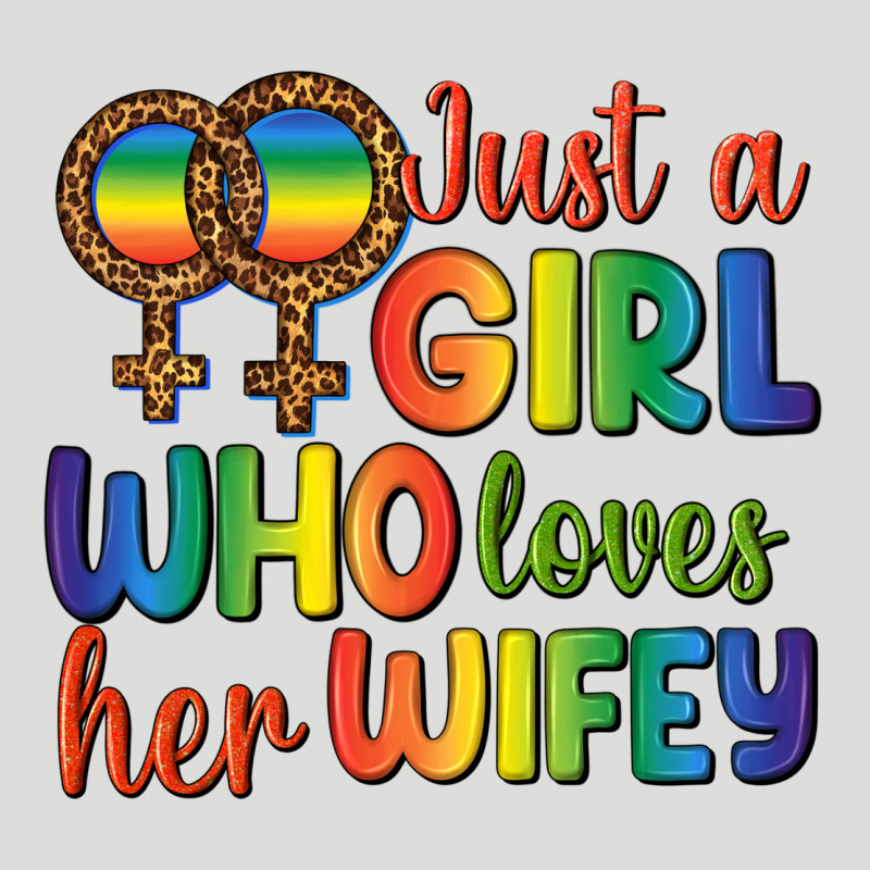 Just A Girl Who Loves Her Wifey Zipper Hoodie by BundleAndBundleShop | Teevron
