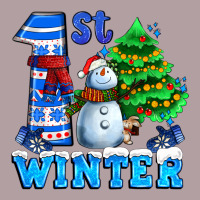 First Winter With Snowman Vintage Hoodie | Teevron