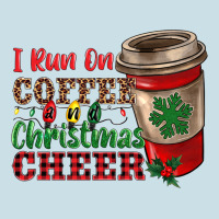 I Run On Coffee And Christmas Cheer Ladies Tee | Teevron