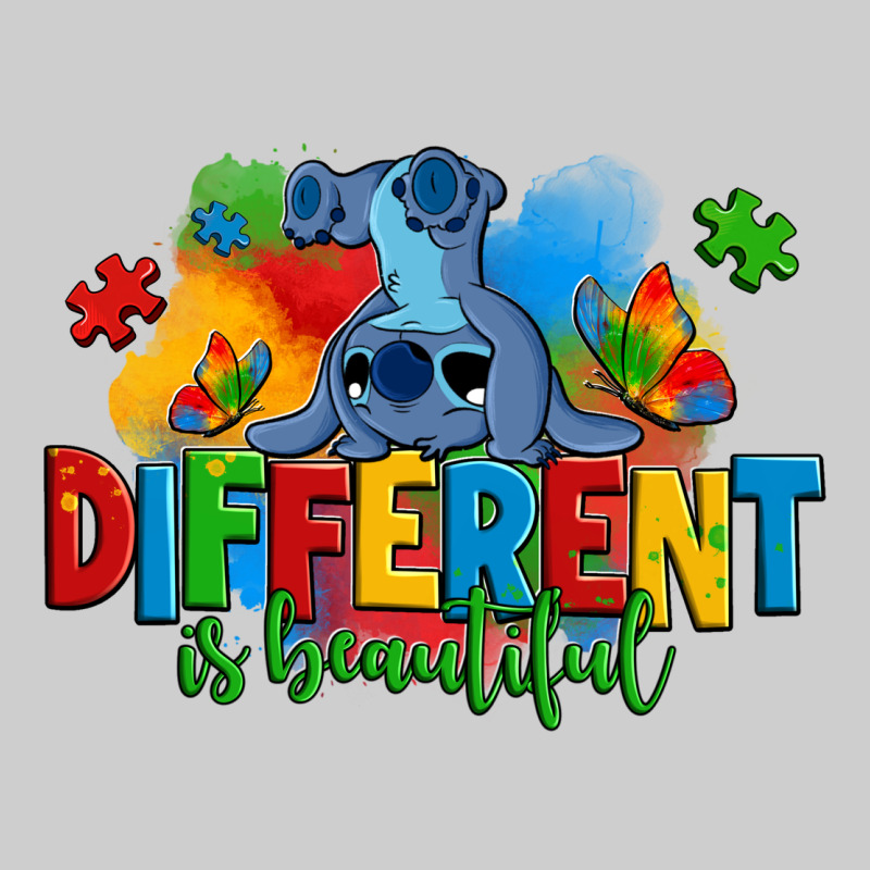 Different Is Beautiful Autism Stitch Premium Tee by Zillion Design Studio | Teevron
