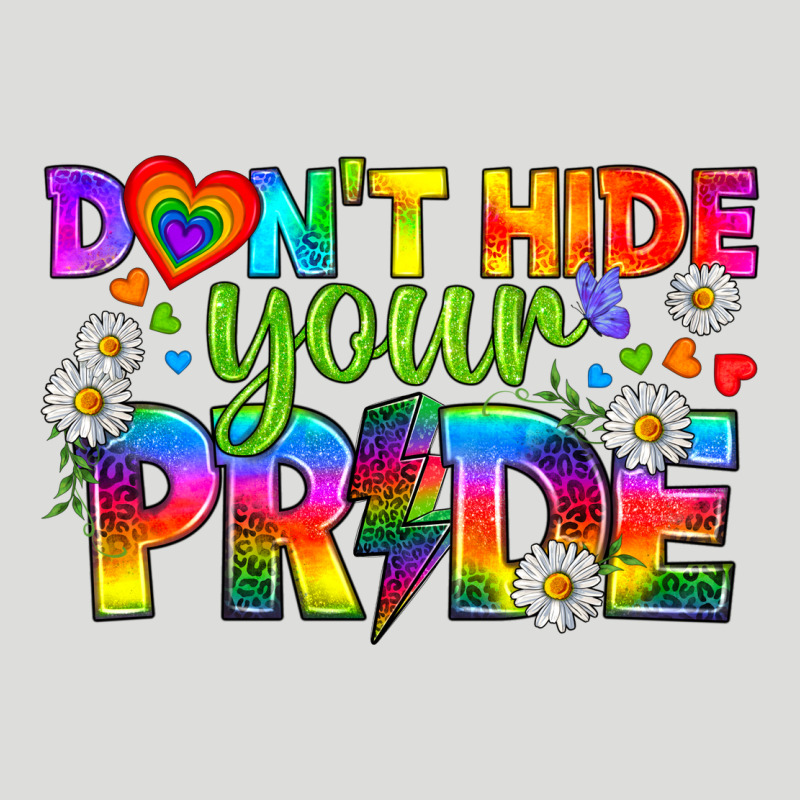 Lgbtq+ Don't Hide Your Pride Zipper Hoodie by BundleAndBundleShop | Teevron