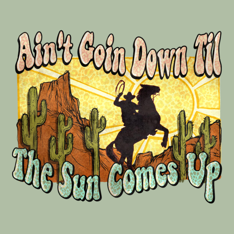 Aint Goin Down Til The Sun Comes Up Cowboy Urban Heavy Tee by NancyCooperArtShop | Teevron