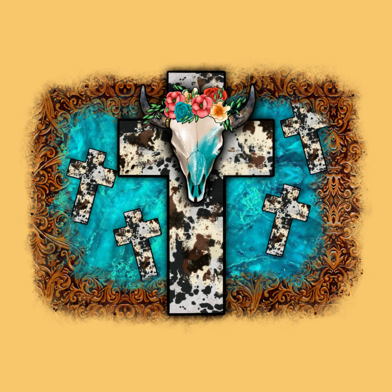 Bull Skull Cross Backgraund Vintage Hoodie by JahusDesignShop | Teevron