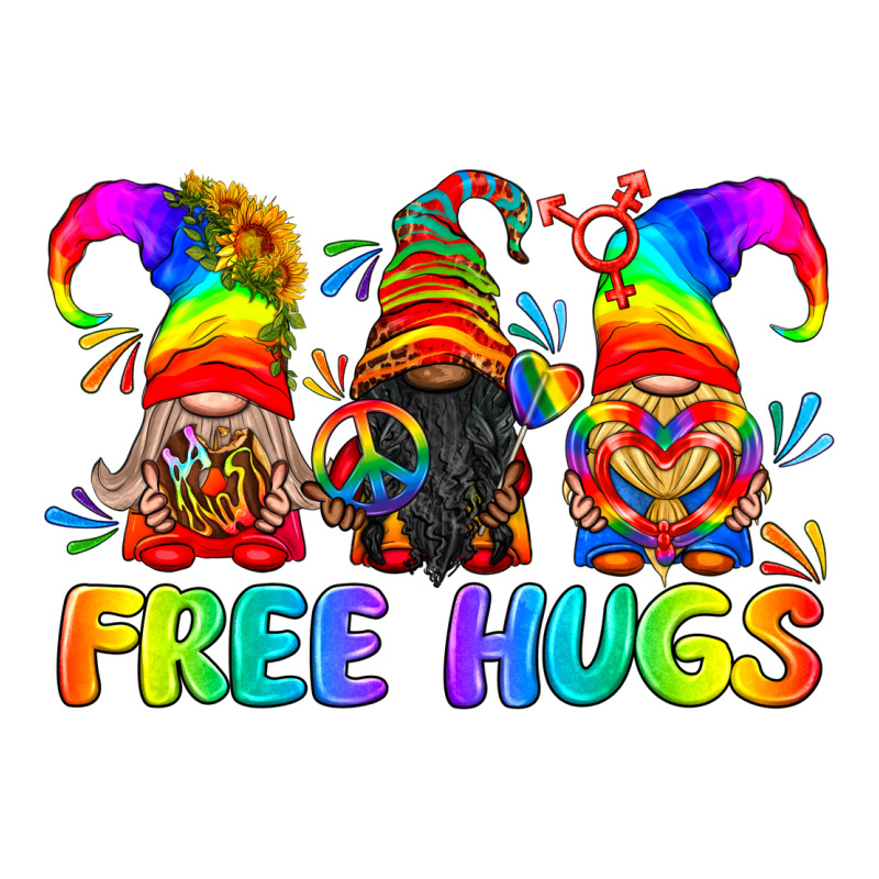 Lgbtq Free Hugs Gnomes Zipper Hoodie by BundleAndBundleShop | Teevron
