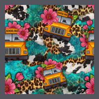 Western School Bus Seamless Pattern Vintage Hoodie | Teevron