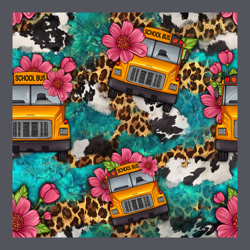 Western School Bus Seamless Pattern Vintage Hoodie by BundleAndBundleShop | Teevron
