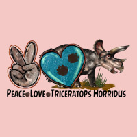 Peace Love Triceratops Horridus Urban Heavy Tee | Teevron