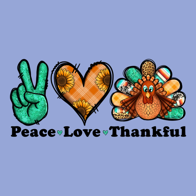 Peace Love Thankful Turkey Classic Tee by Jasminsmagicworld | Teevron