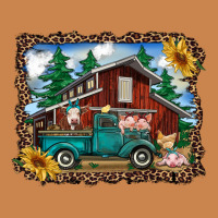 Western Barn With Farm Animals Heavyweight Hoodie | Teevron