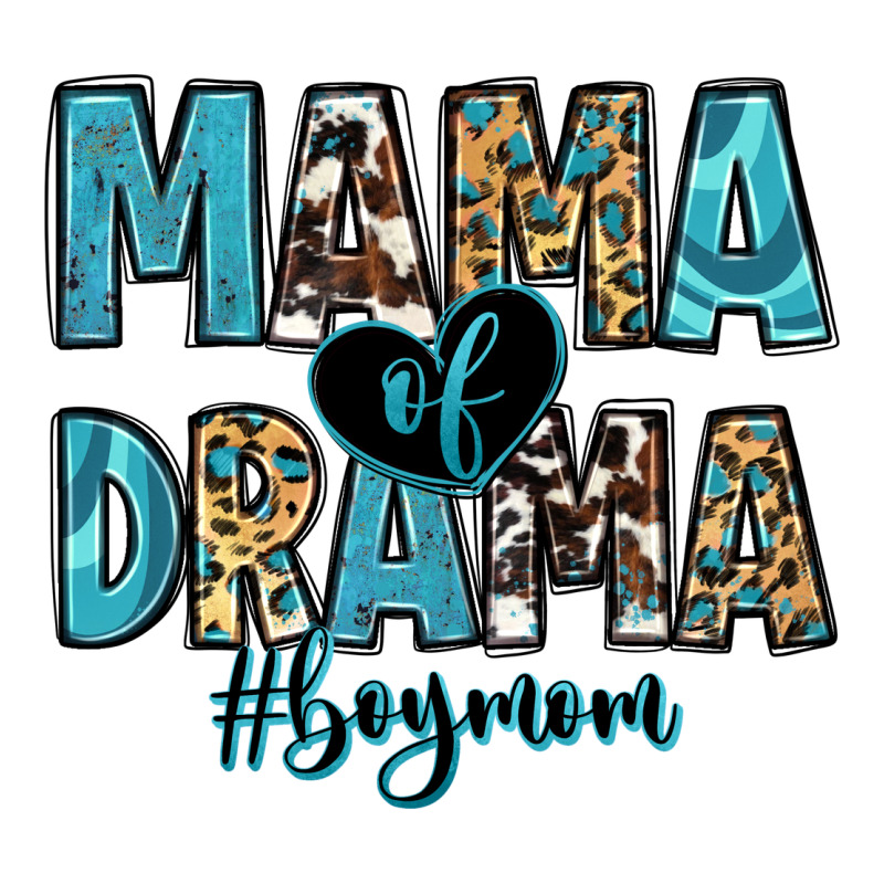 Mama Of Drama Boy Mom Premium Tee by Zillion Design Studio | Teevron