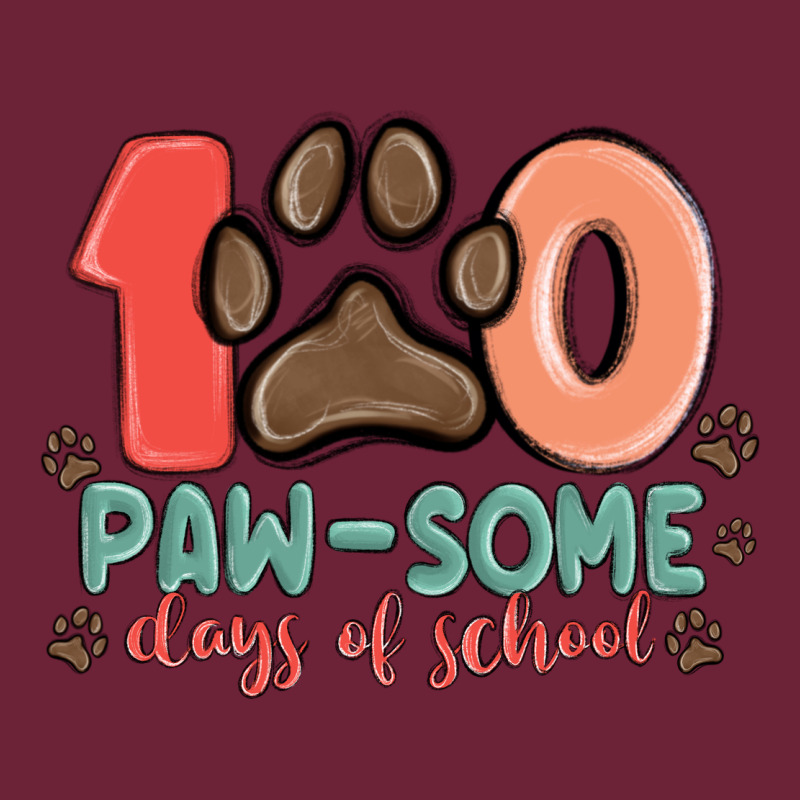 100 Pawsome Days Of School Long Sleeve Tee by MaliasSmallBusiness | Teevron