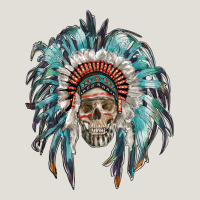 Indian Headdress With Native American Skull Heavy Core Tee | Teevron