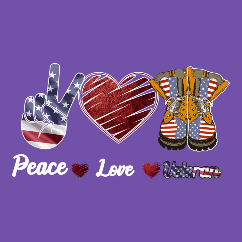 Peace Love Veteran Premium Sweatshirt by Bettercallsaul | Teevron