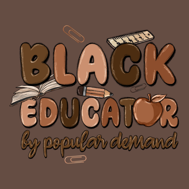 Black Educator By Popular Demand Long Sleeve Tee by MaliasSmallBusiness | Teevron