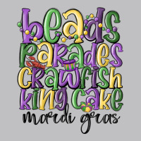 Beads Parades Crawfish King Cake Mardi Gras Long Sleeve Tee | Teevron