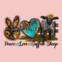 Peace Love Suffolk Sheep Urban Heavy Tee | Teevron
