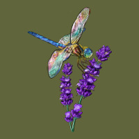 Dragonfly With Lavender Classic Tee | Teevron