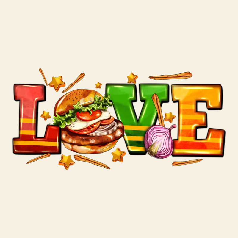 Love With Hamburger Vintage Tee by AdoDesignShop | Teevron