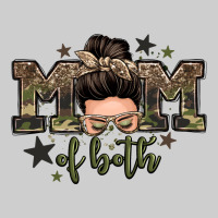 Mom Of Both Boys Messy Bun Premium Tee | Teevron