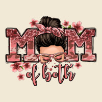 Mom Of Both Messy Bun Premium Tee | Teevron