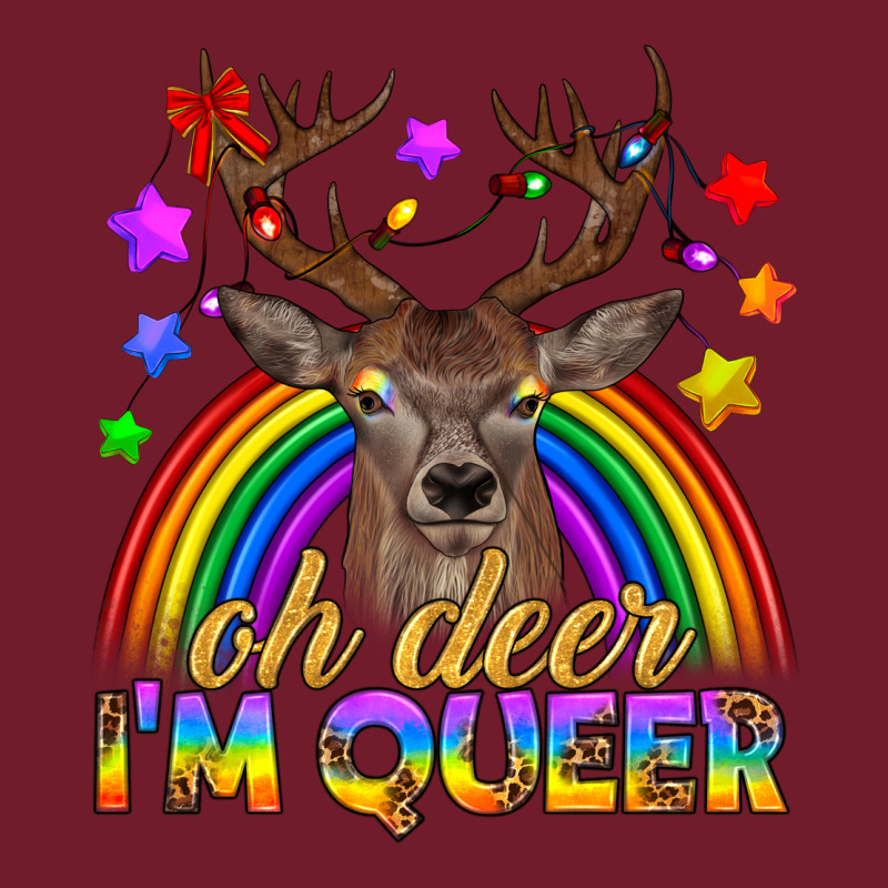 Lgbtq+ Oh Deer I'm Queer Zipper Hoodie by BundleAndBundleShop | Teevron