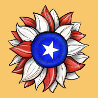 Sunflower Puerto Rico Flag Vintage Hoodie | Teevron