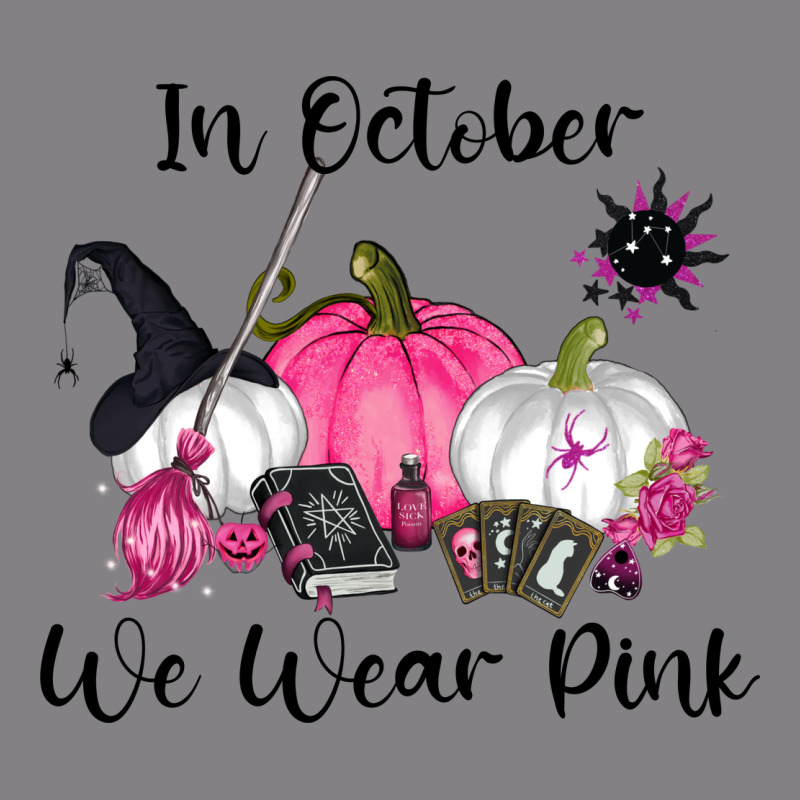 In October We Wear Pink Heavyweight Hoodie by RanaPortraitStore | Teevron