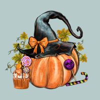 Kids Pumpkin With Halloween Heavy Core Tee | Teevron