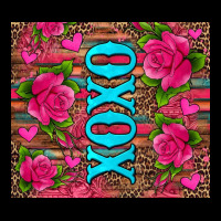 Xoxo Valentine's Day Pink Roses And Hearts Heavyweight Sweatshirt | Teevron