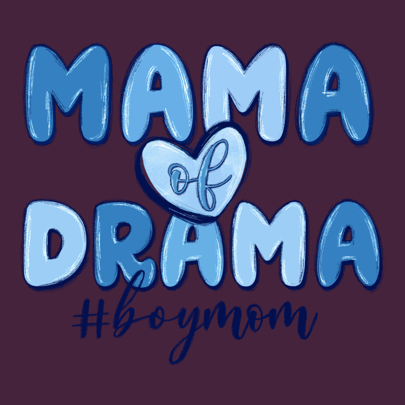 Mama Of Drama Boy Mom Long Sleeve Tee by MaliasSmallBusiness | Teevron