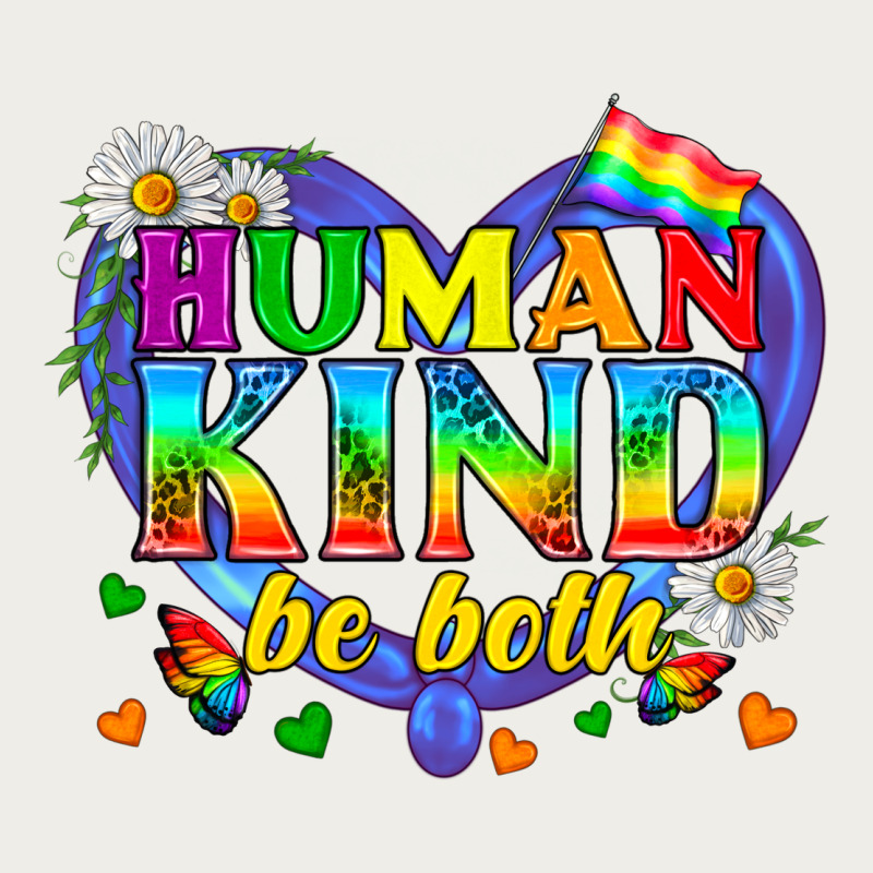 Lgbtq Pride Human Kind Be Both Zipper Hoodie by BundleAndBundleShop | Teevron