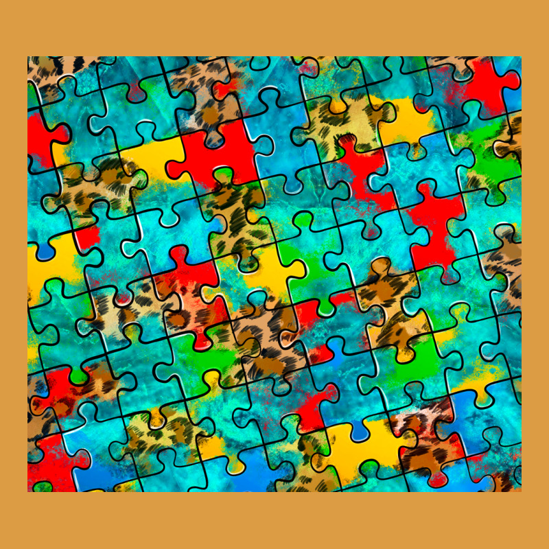 Autism Awareness Puzzle Urban Heavy Tee by BarkalooDesign | Teevron
