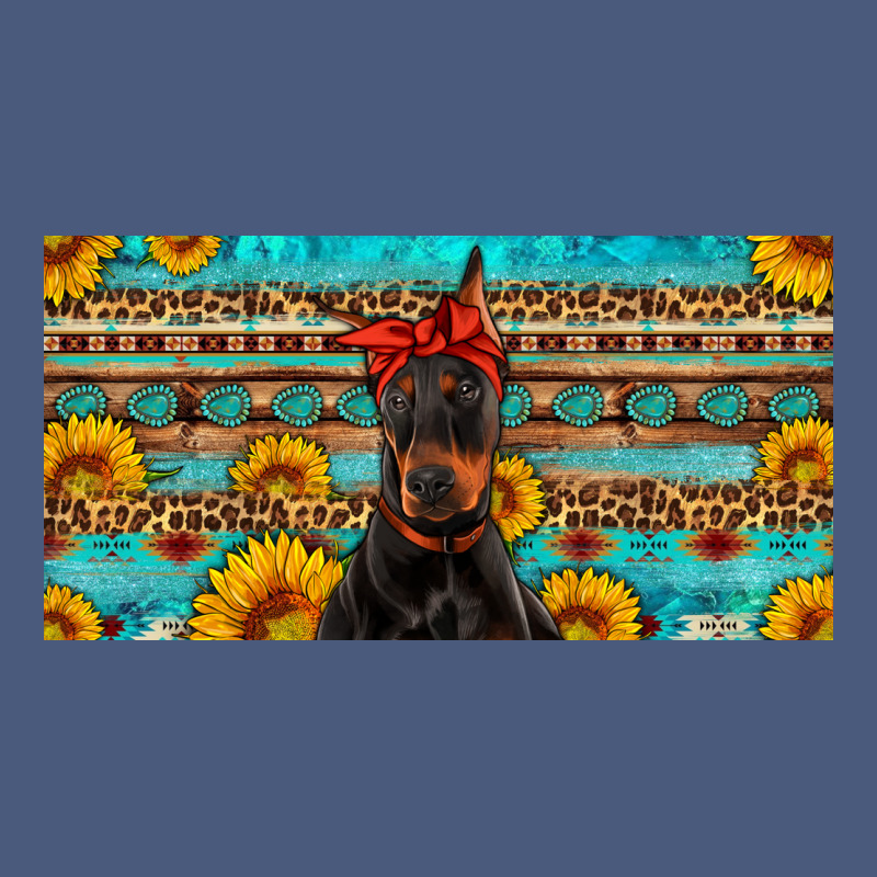 Doberman With Sunflowers License Plate Vintage Hoodie by Artiststas | Teevron