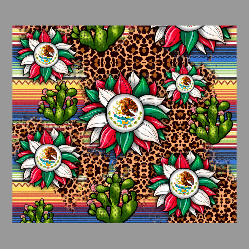 Sunflower Mexican Flag Tumbler Vintage Hoodie by JahusDesignShop | Teevron