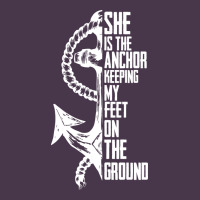 She Is The Anchor Keeping My Feet On The Ground Heavyweight Hoodie | Teevron