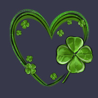 St Patricks Day Shamrock Heart Long Sleeve Tee | Teevron