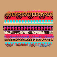 Aztec Western Leopard Cowhide Background Vintage Tee | Teevron
