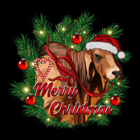Merry Christmas Brahman Bull Ladies Tee | Teevron