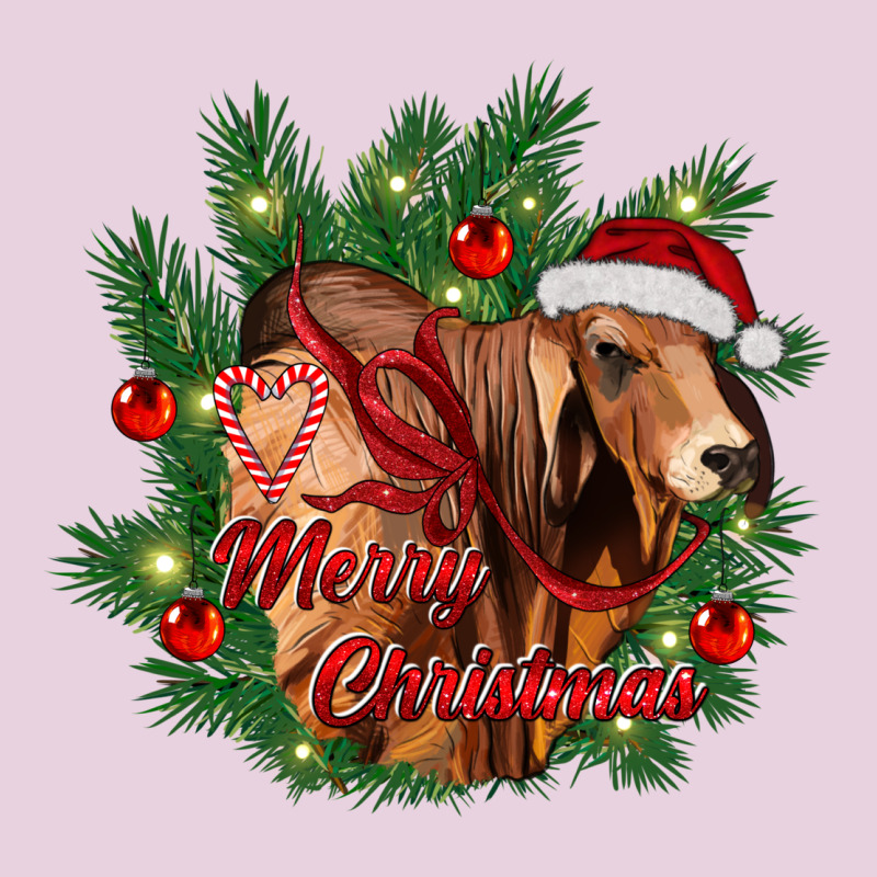 Merry Christmas Brahman Bull Ladies Tee by RanaPortraitStore | Teevron