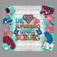 This Superhero Wears Scrubs Tumbler Vintage Hoodie | Teevron